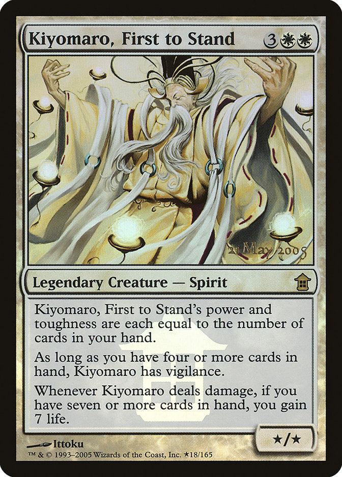 Kiyomaro, First to Stand [Saviors of Kamigawa Promos] | Exor Games Dartmouth