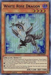 White Rose Dragon (Green) [LDS2-EN109] Ultra Rare | Exor Games Dartmouth