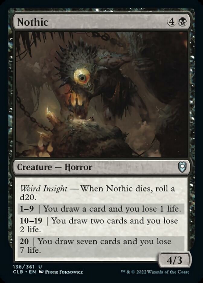 Nothic [Commander Legends: Battle for Baldur's Gate] | Exor Games Dartmouth