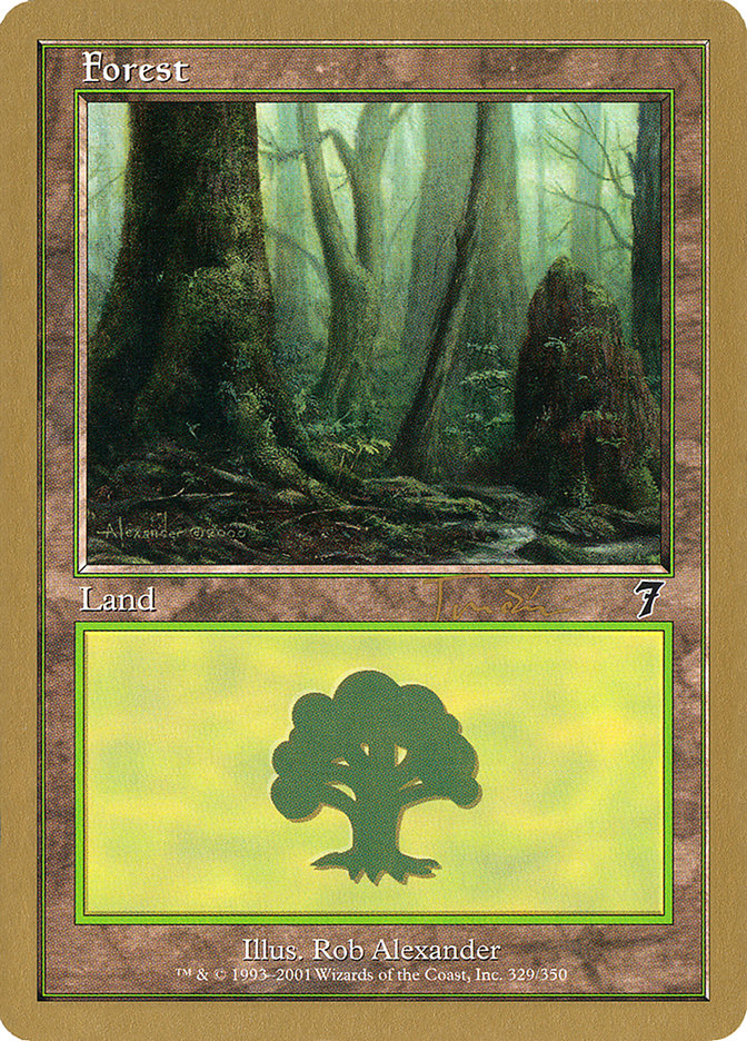 Forest (jt329) (Jan Tomcani) [World Championship Decks 2001] | Exor Games Dartmouth