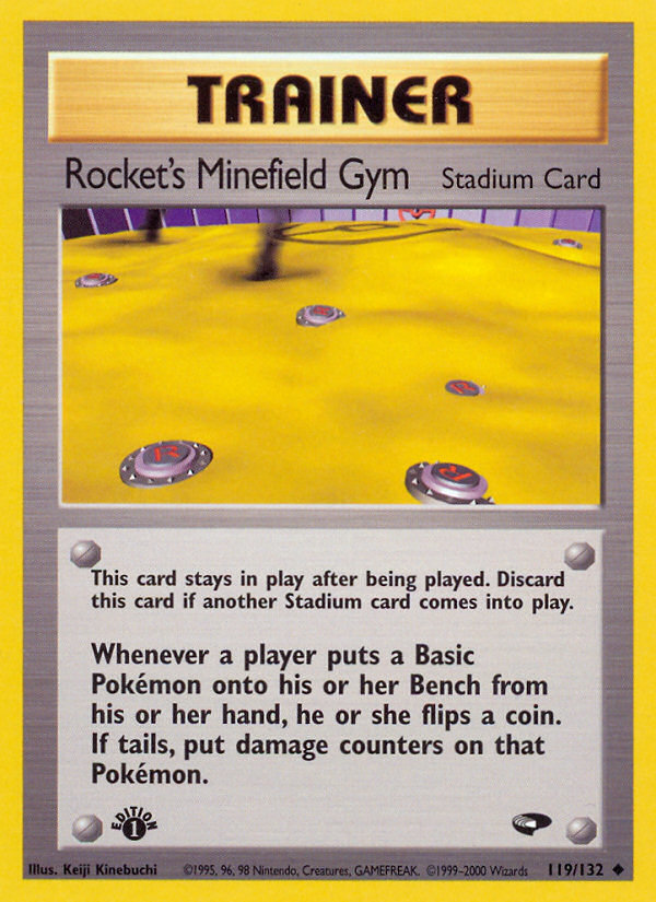 Rocket's Minefield Gym (119/132) [Gym Challenge 1st Edition] | Exor Games Dartmouth