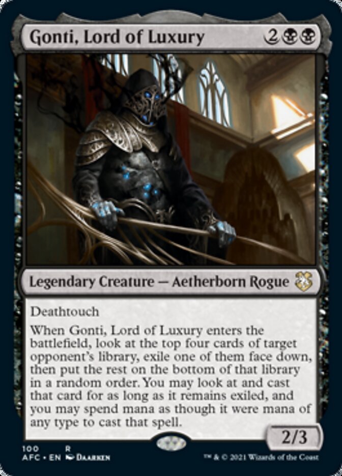 Gonti, Lord of Luxury [Dungeons & Dragons: Adventures in the Forgotten Realms Commander] | Exor Games Dartmouth