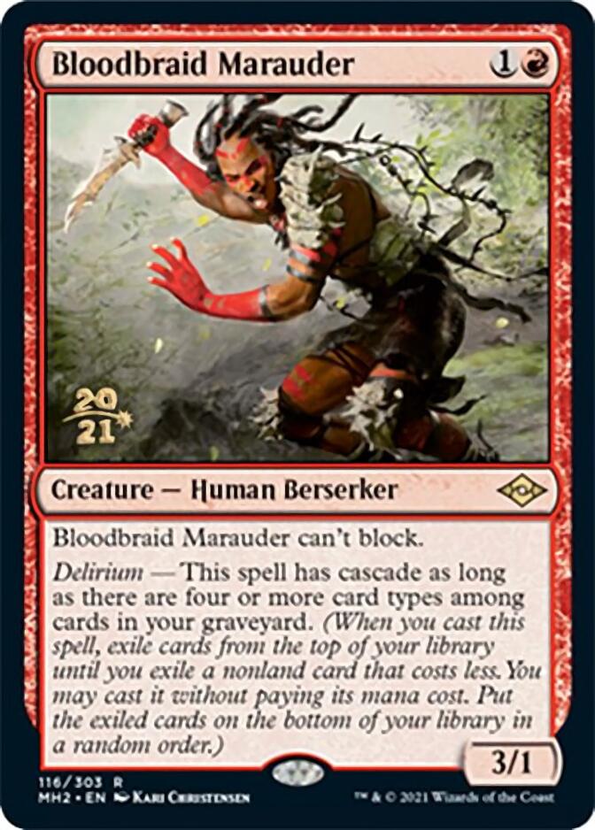 Bloodbraid Marauder [Modern Horizons 2 Prerelease Promos] | Exor Games Dartmouth