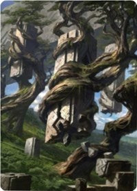 Forest 2 Art Card [Zendikar Rising Art Series] | Exor Games Dartmouth