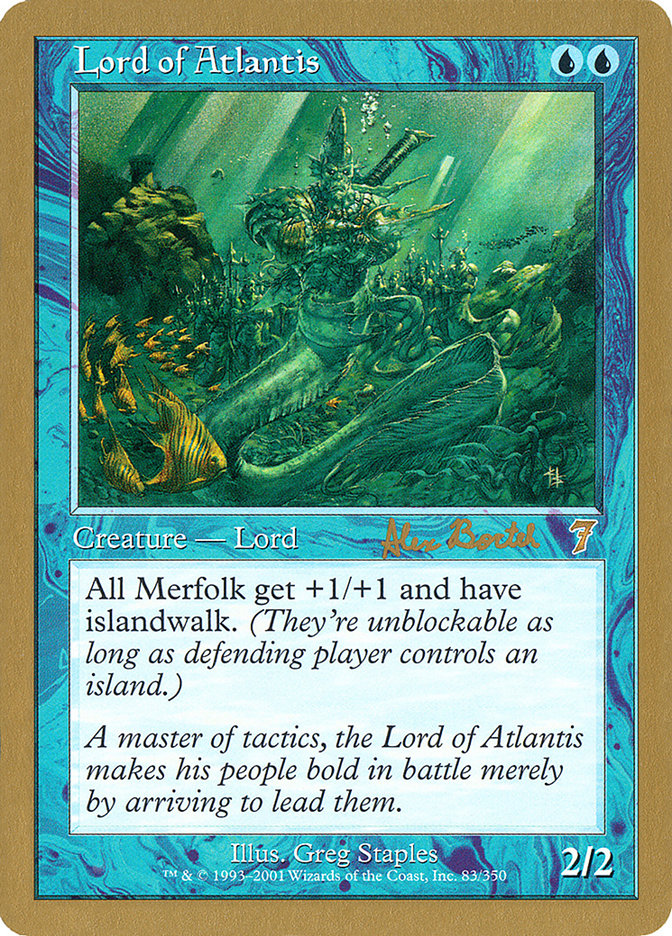 Lord of Atlantis (Alex Borteh) [World Championship Decks 2001] | Exor Games Dartmouth