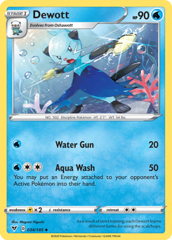 Dewott (034/185) [Sword & Shield: Vivid Voltage] | Exor Games Dartmouth