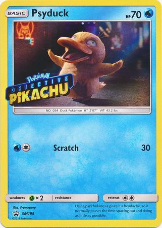 Psyduck Detective (SM199) (Pikachu Stamped) [Sun & Moon: Black Star Promos] | Exor Games Dartmouth