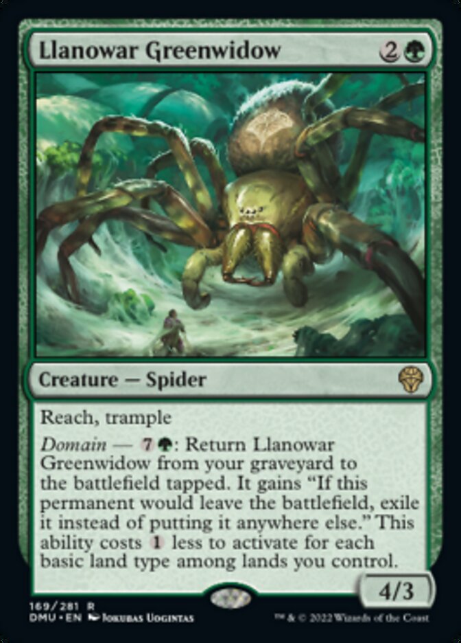 Llanowar Greenwidow [Dominaria United] | Exor Games Dartmouth
