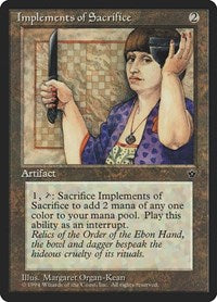 Implements of Sacrifice [Fallen Empires] | Exor Games Dartmouth