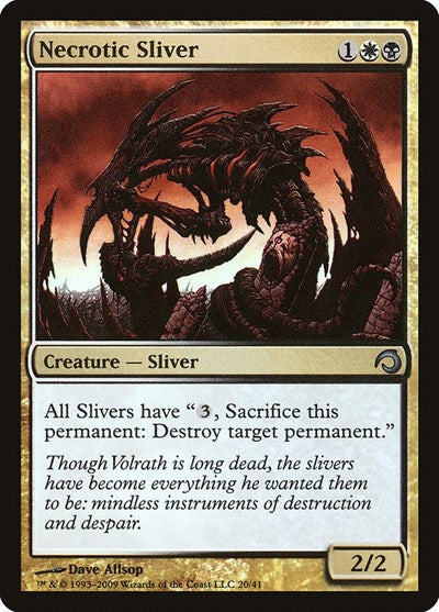 Necrotic Sliver [Premium Deck Series: Slivers] | Exor Games Dartmouth