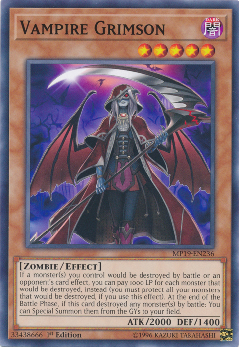 Vampire Grimson [MP19-EN236] Common | Exor Games Dartmouth