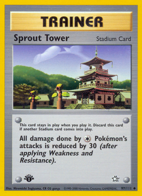 Sprout Tower (97/111) [Neo Genesis 1st Edition] | Exor Games Dartmouth