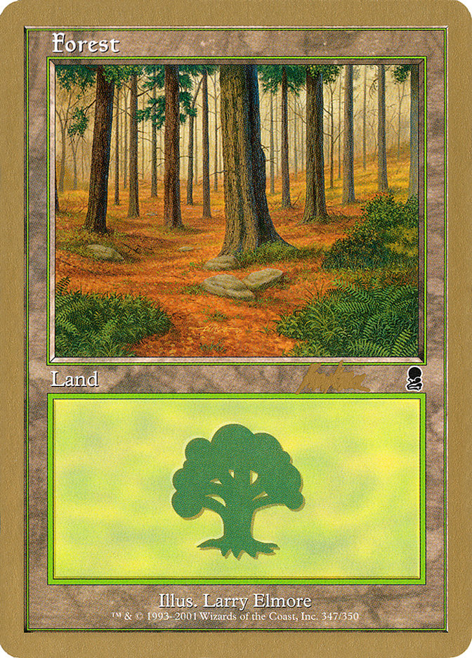 Forest (bk347) (Brian Kibler) [World Championship Decks 2002] | Exor Games Dartmouth