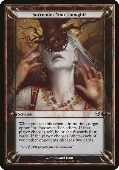 Surrender Your Thoughts [Archenemy Schemes] | Exor Games Dartmouth