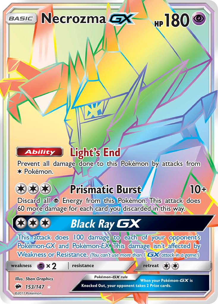 Necrozma GX (153/147) [Sun & Moon: Burning Shadows] | Exor Games Dartmouth