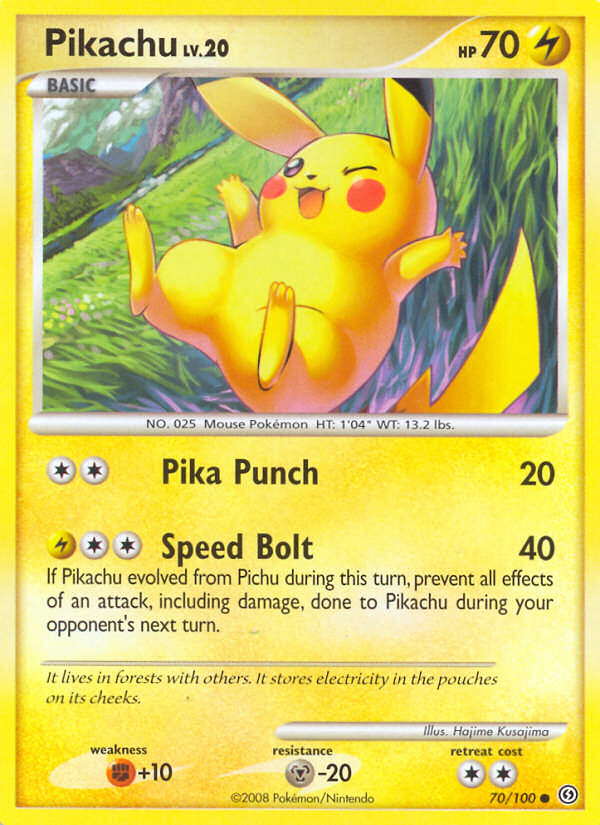 Pikachu (70/100) [Diamond & Pearl: Stormfront] | Exor Games Dartmouth