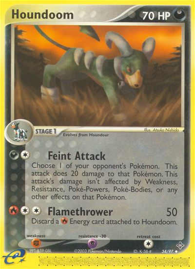 Houndoom (34/97) [EX: Dragon] | Exor Games Dartmouth