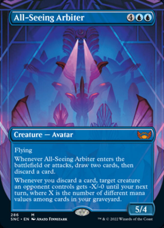 All-Seeing Arbiter (Borderless Alternate Art) [Streets of New Capenna] | Exor Games Dartmouth