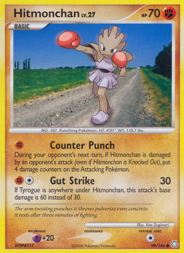 Hitmonchan (99/146) [Diamond & Pearl: Legends Awakened] | Exor Games Dartmouth