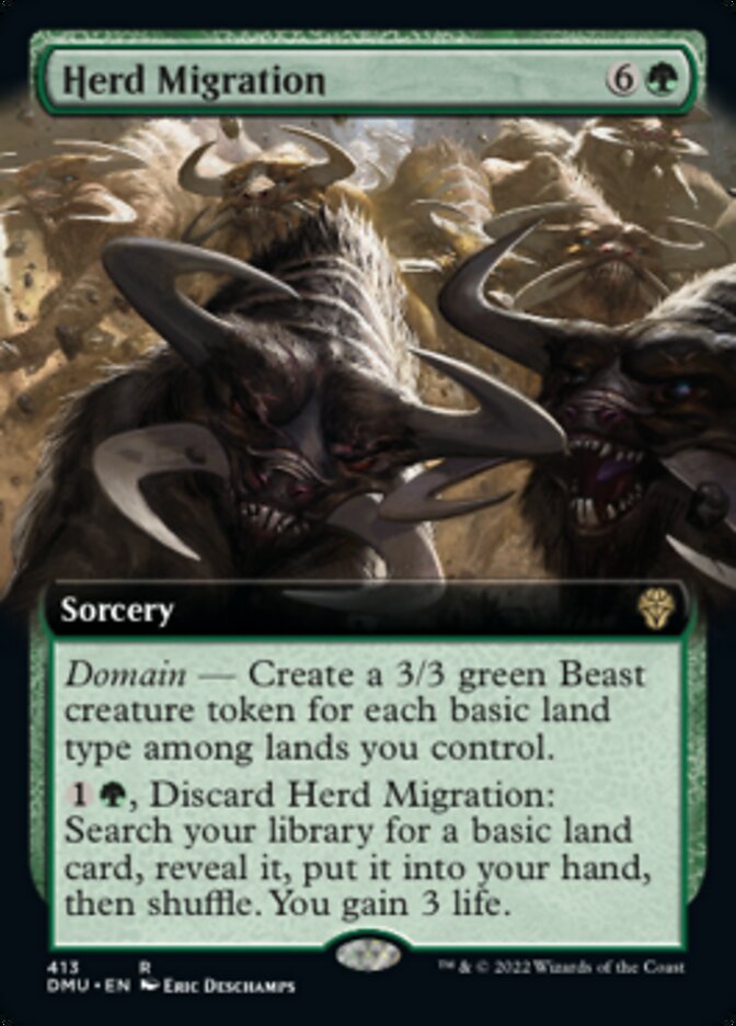 Herd Migration (Extended Art) [Dominaria United] | Exor Games Dartmouth