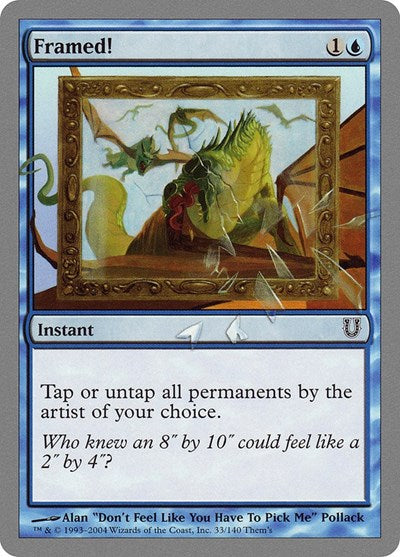Framed! [Unhinged] | Exor Games Dartmouth