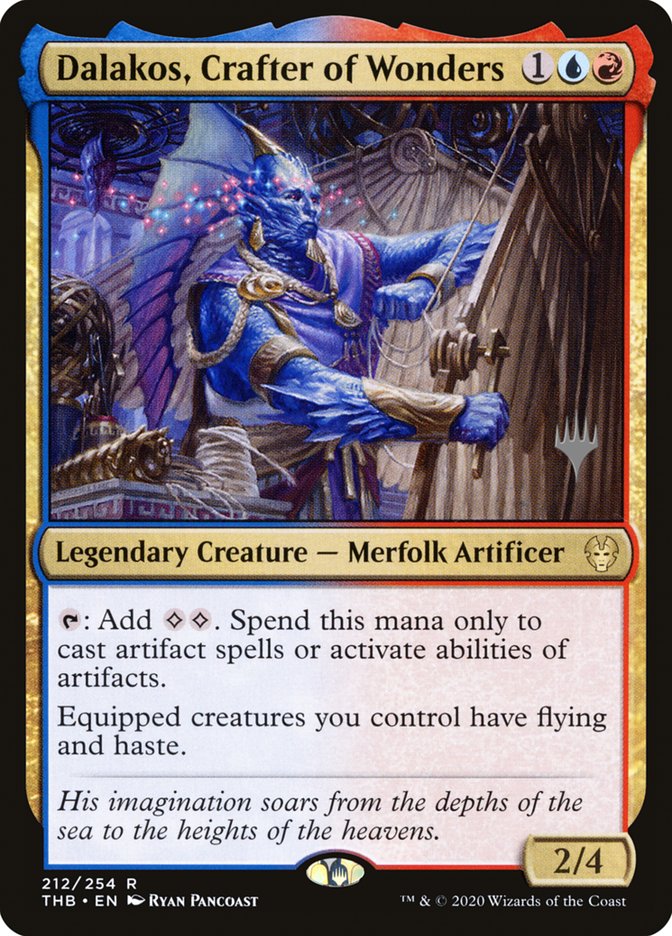 Dalakos, Crafter of Wonders (Promo Pack) [Theros Beyond Death Promos] | Exor Games Dartmouth