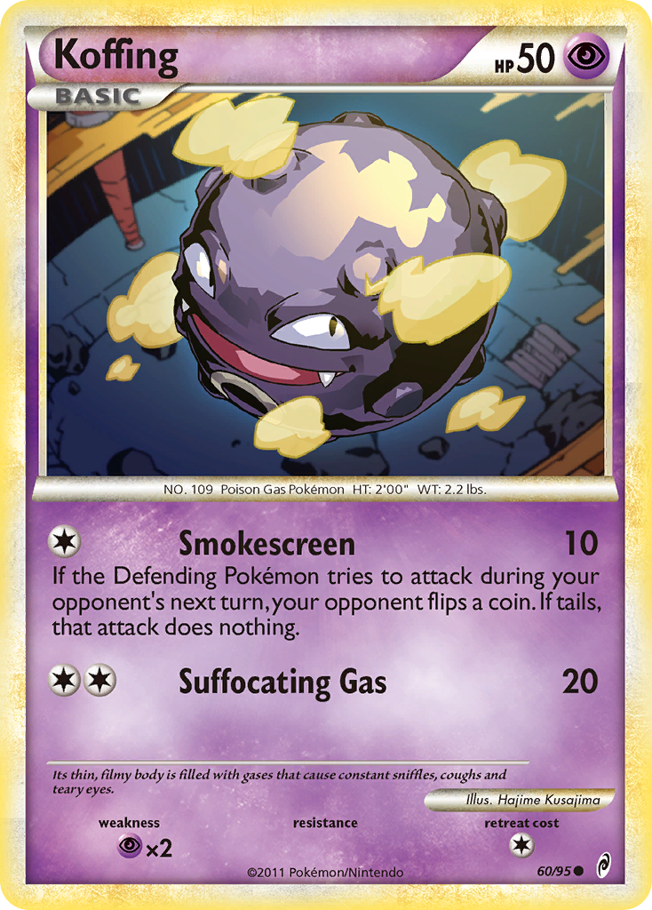 Koffing (60/95) [HeartGold & SoulSilver: Call of Legends] | Exor Games Dartmouth