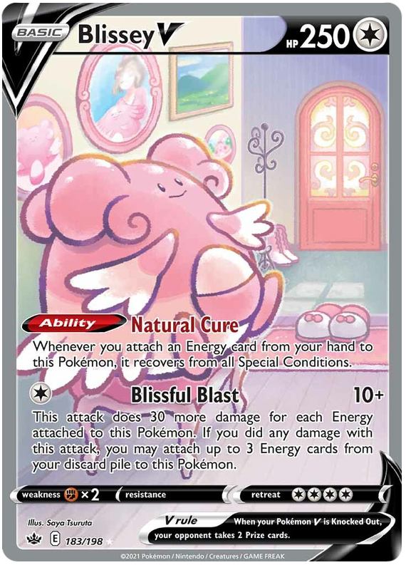 Blissey V (183/198) [Sword & Shield: Chilling Reign] | Exor Games Dartmouth