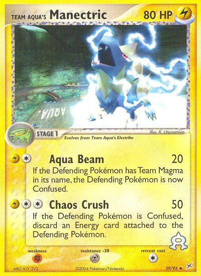 Team Aqua's Manectric (29/95) [EX: Team Magma vs Team Aqua] | Exor Games Dartmouth