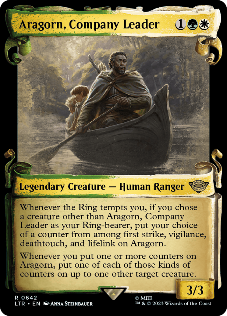 Aragorn, Company Leader [The Lord of the Rings: Tales of Middle-Earth Showcase Scrolls] | Exor Games Dartmouth