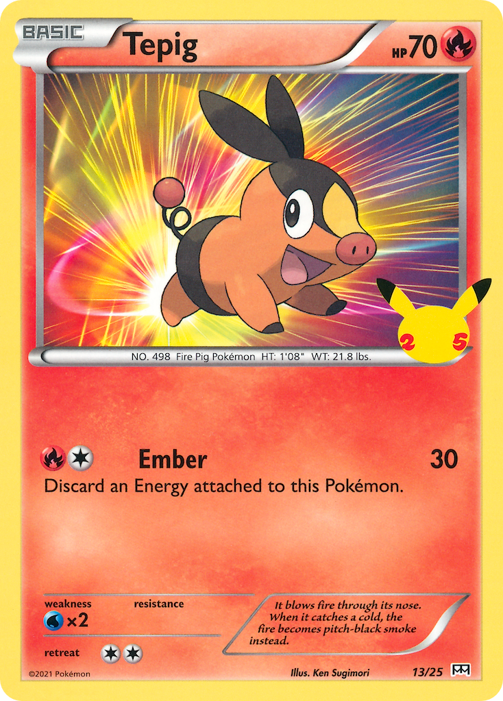 Tepig (13/25) [McDonald's 25th Anniversary] | Exor Games Dartmouth