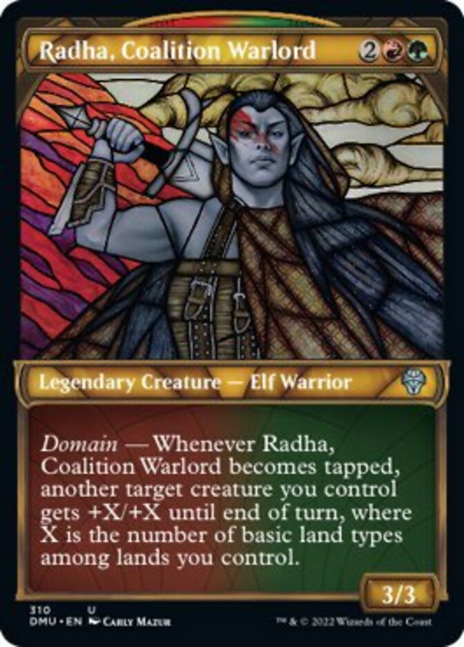 Radha, Coalition Warlord (Showcase) [Dominaria United] | Exor Games Dartmouth