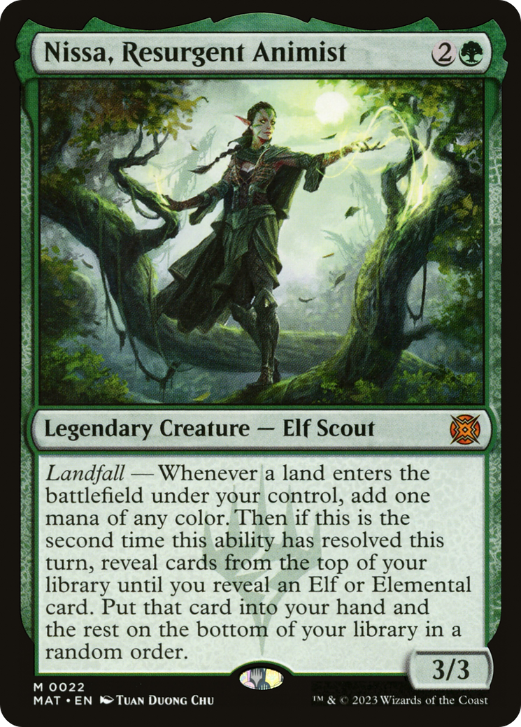 Nissa, Resurgent Animist [March of the Machine: The Aftermath] | Exor Games Dartmouth