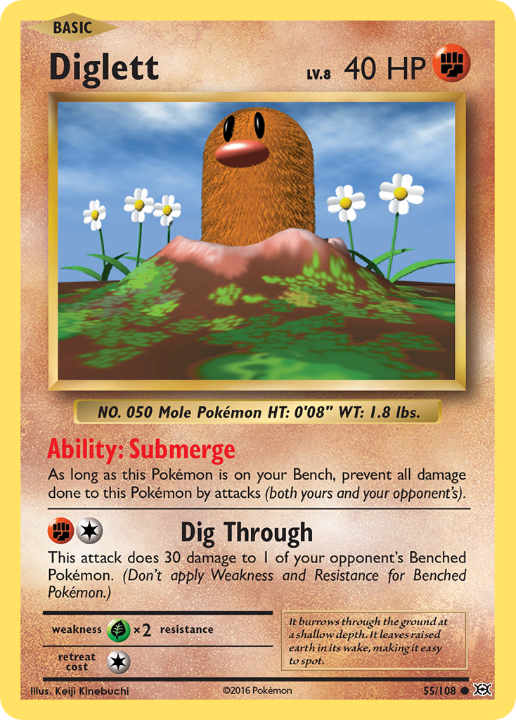 Diglett (55/108) [XY: Evolutions] | Exor Games Dartmouth