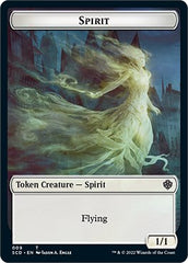 Cat Bird // Spirit Double-Sided Token [Starter Commander Decks] | Exor Games Dartmouth