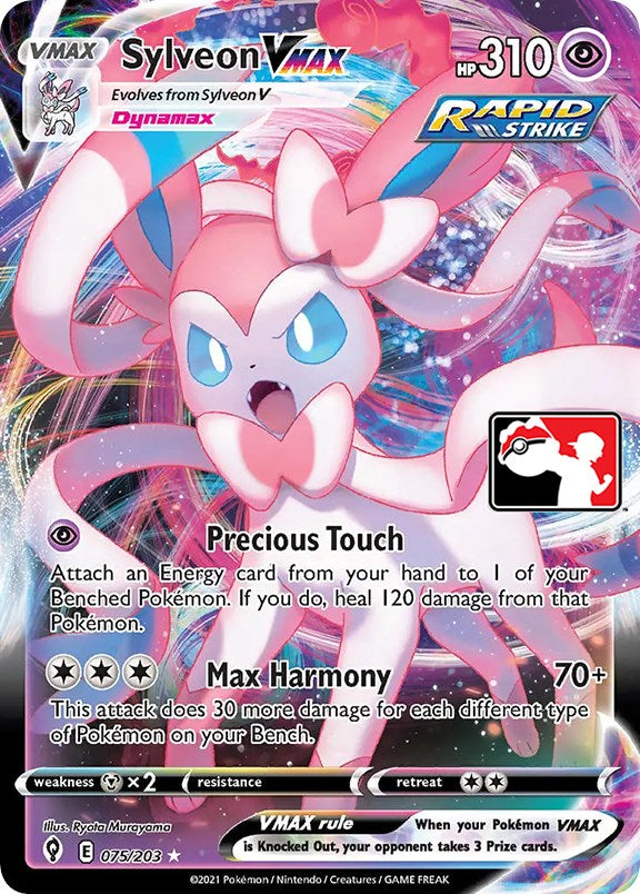 Sylveon VMAX (075/203) [Prize Pack Series One] | Exor Games Dartmouth