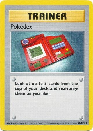 Pokedex (87/102) [Base Set Shadowless Unlimited] | Exor Games Dartmouth