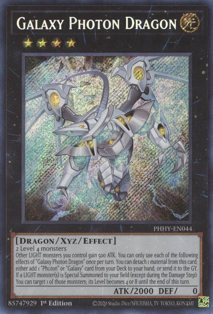 Galaxy Photon Dragon [PHHY-EN044] Secret Rare | Exor Games Dartmouth