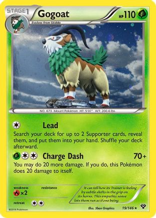 Gogoat (19/146) (Cosmos Holo) [XY: Base Set] | Exor Games Dartmouth