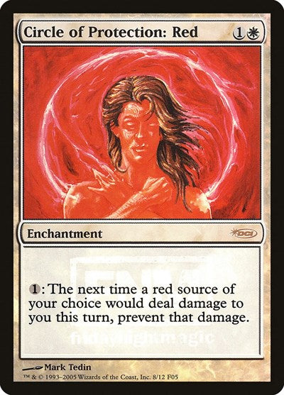 Circle of Protection: Red [Friday Night Magic 2005] | Exor Games Dartmouth