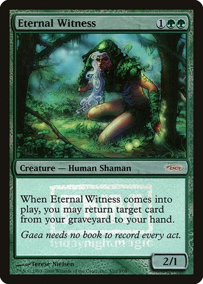 Eternal Witness [Friday Night Magic 2008] | Exor Games Dartmouth