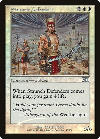 Staunch Defenders [Friday Night Magic 2000] | Exor Games Dartmouth