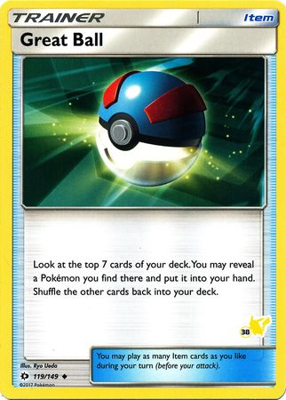 Great Ball (119/149) (Pikachu Stamp #38) [Battle Academy 2020] | Exor Games Dartmouth