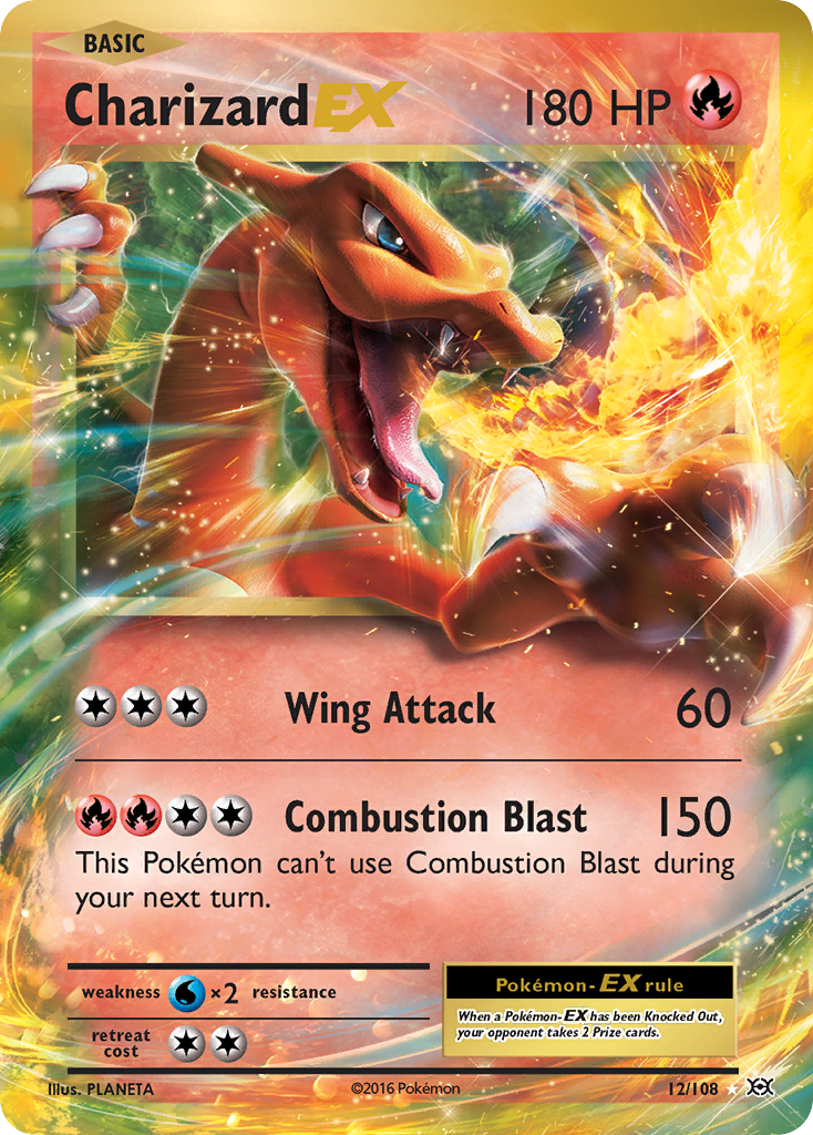 Charizard EX (12/108) [XY: Evolutions] | Exor Games Dartmouth