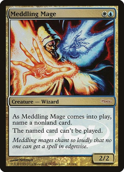 Meddling Mage [Judge Gift Cards 2006] | Exor Games Dartmouth