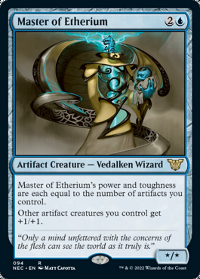 Master of Etherium [Kamigawa: Neon Dynasty Commander] | Exor Games Dartmouth