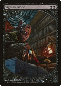 Sign in Blood [Magic Player Rewards 2010] | Exor Games Dartmouth