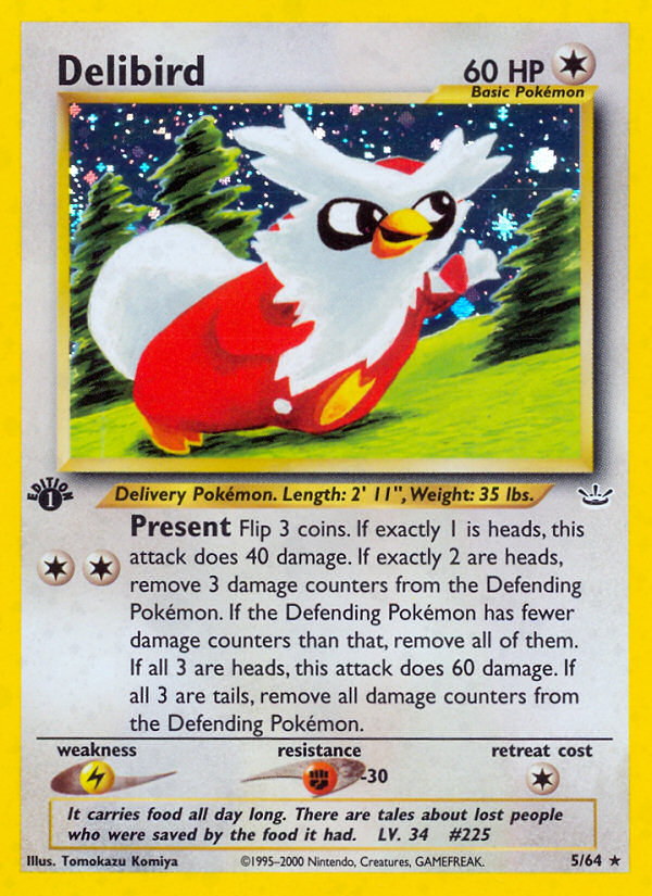 Delibird (5/64) [Neo Revelation 1st Edition] | Exor Games Dartmouth