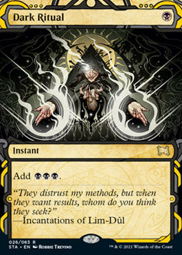 Dark Ritual  (Etched Foil) [Strixhaven Mystical Archive] | Exor Games Dartmouth