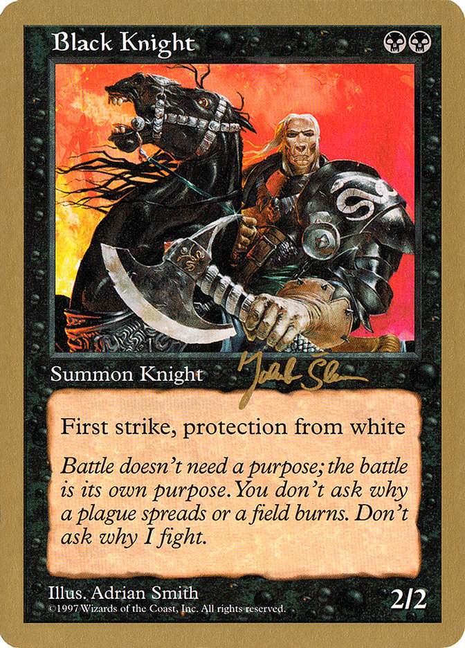 Black Knight (Jakub Slemr) [World Championship Decks 1997] | Exor Games Dartmouth